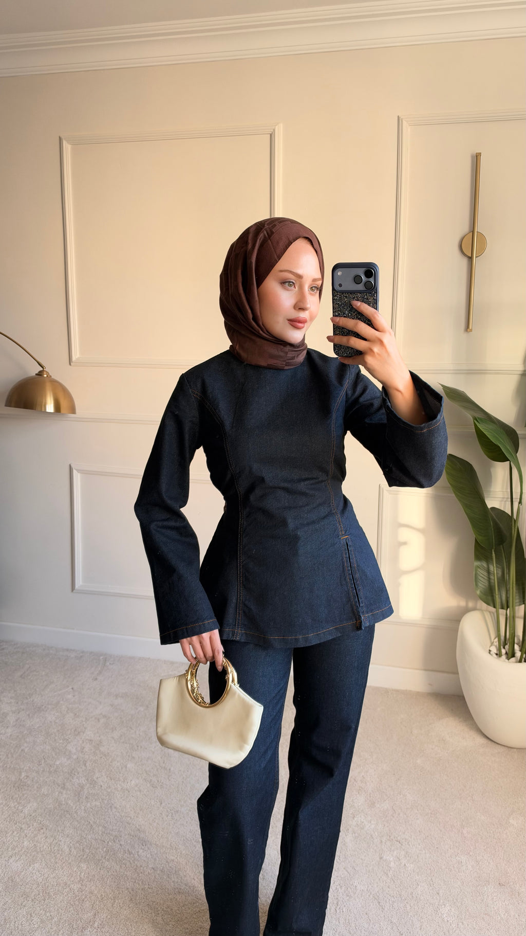 Denim takım