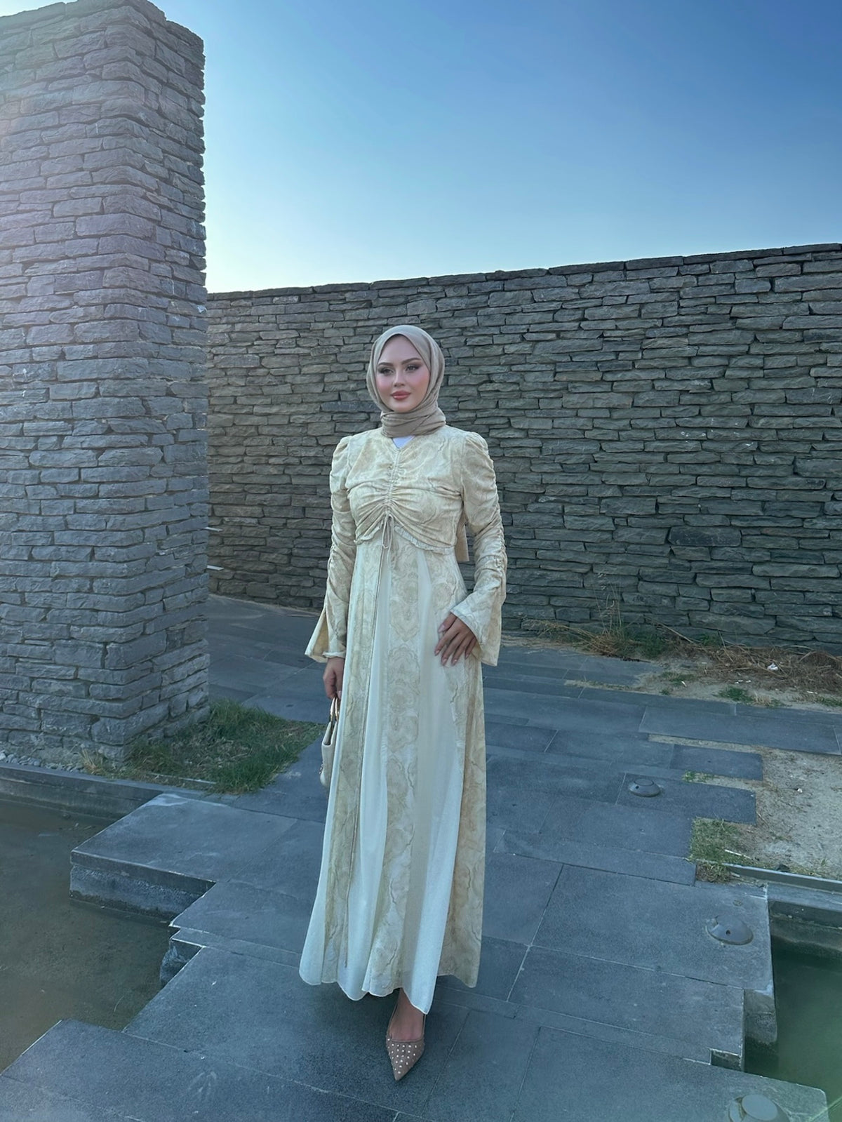 Elisa elbise yeşil
