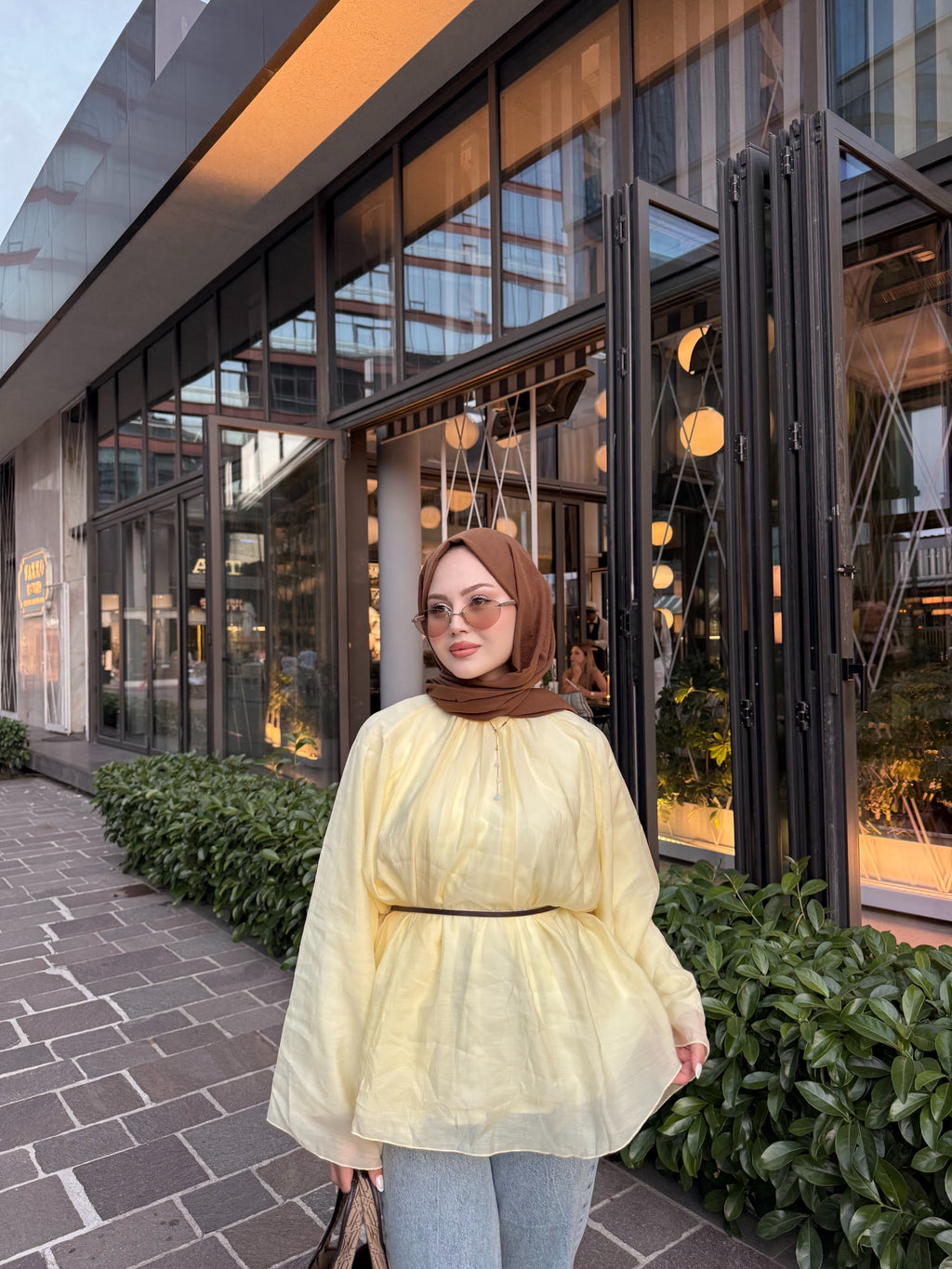 Basic tunik sarı