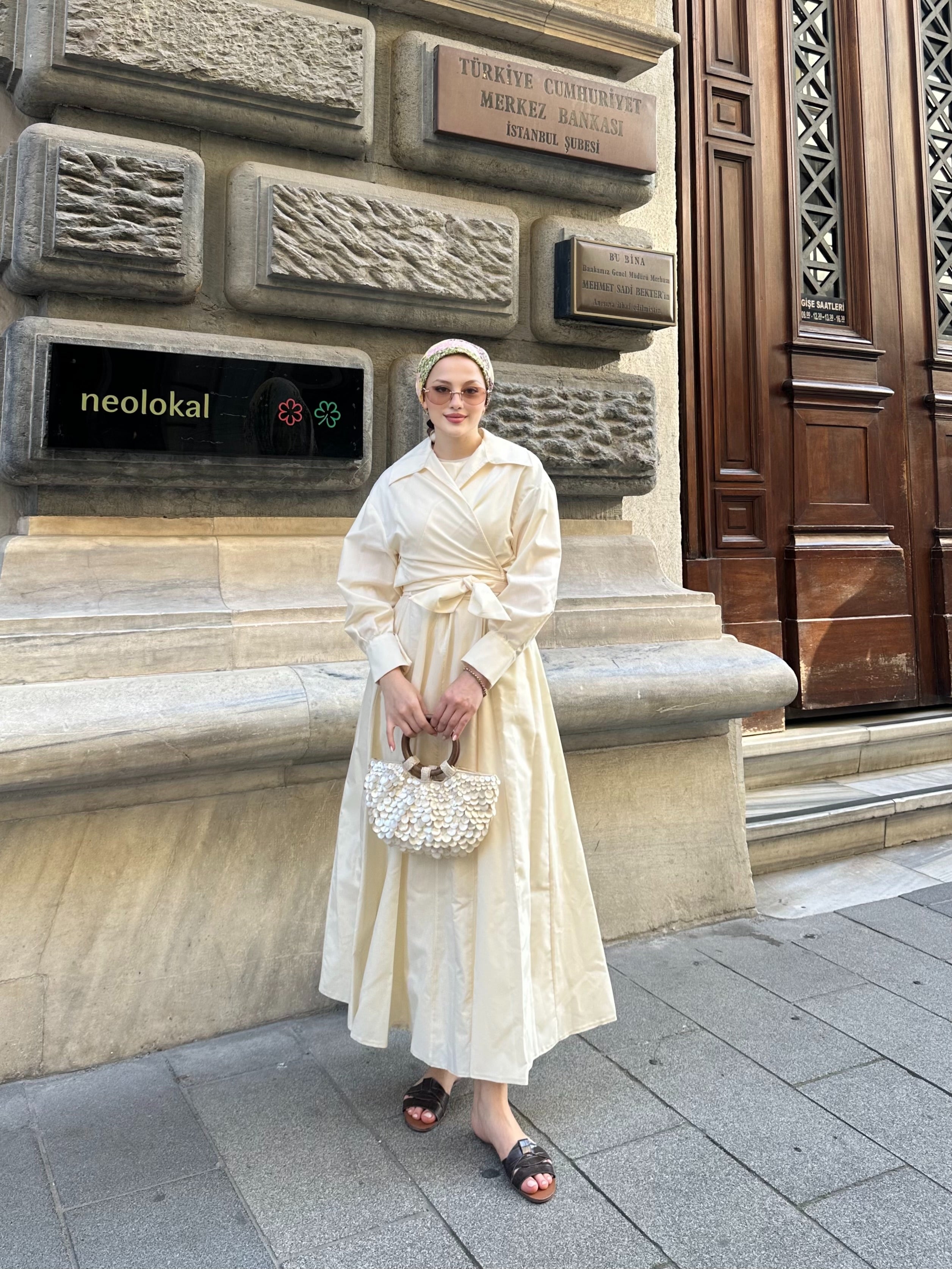 Ceket elbise tereyağ sarısı