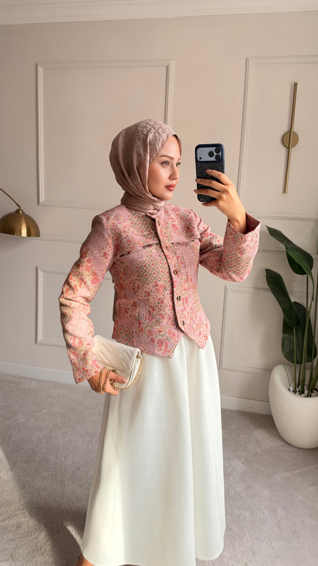 Rüya ceket pembe