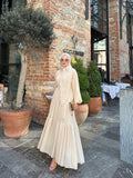 Rosa abaya taş (şal dahil)
