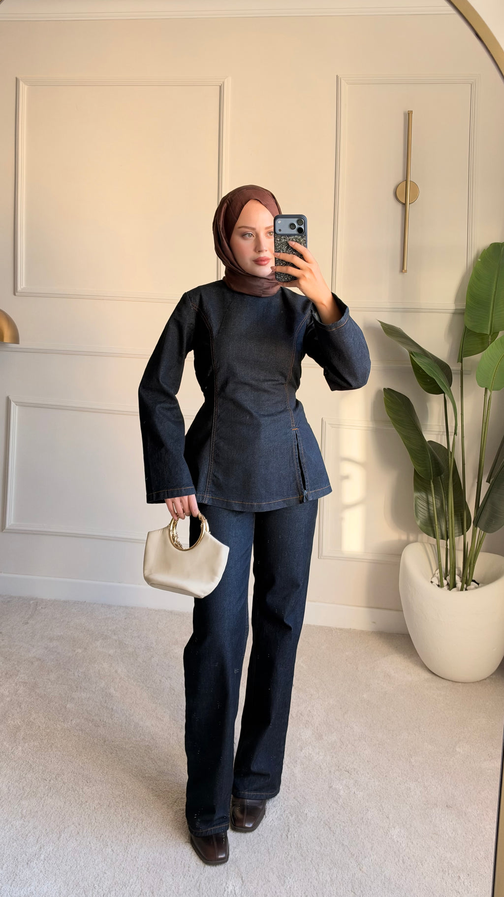 Denim takım