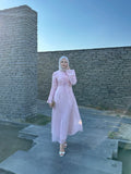 Elisa elbise pembe