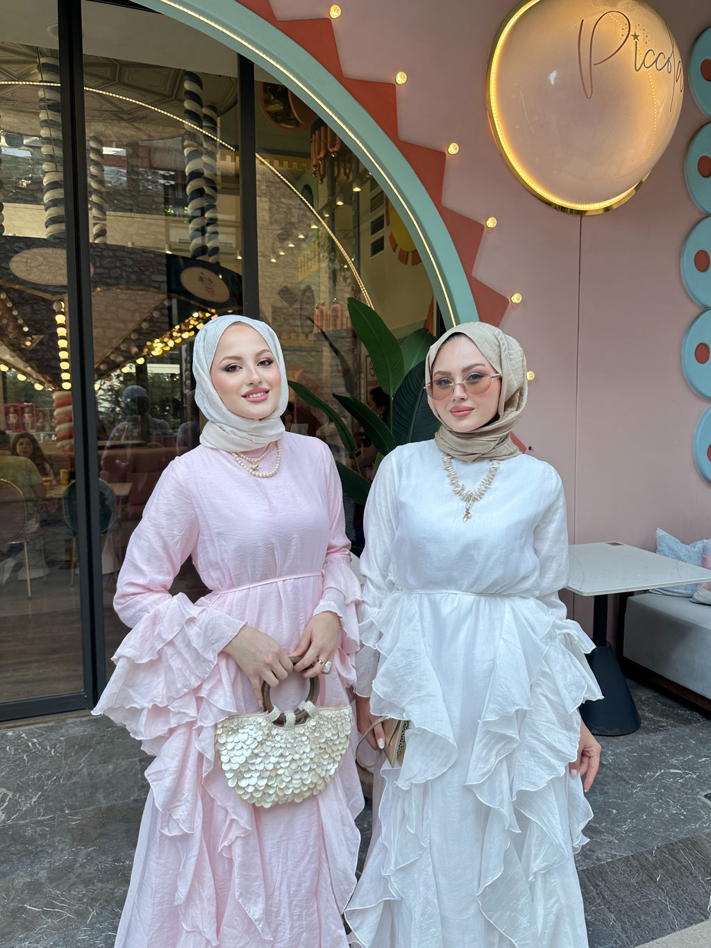 Leydi elbise pembe