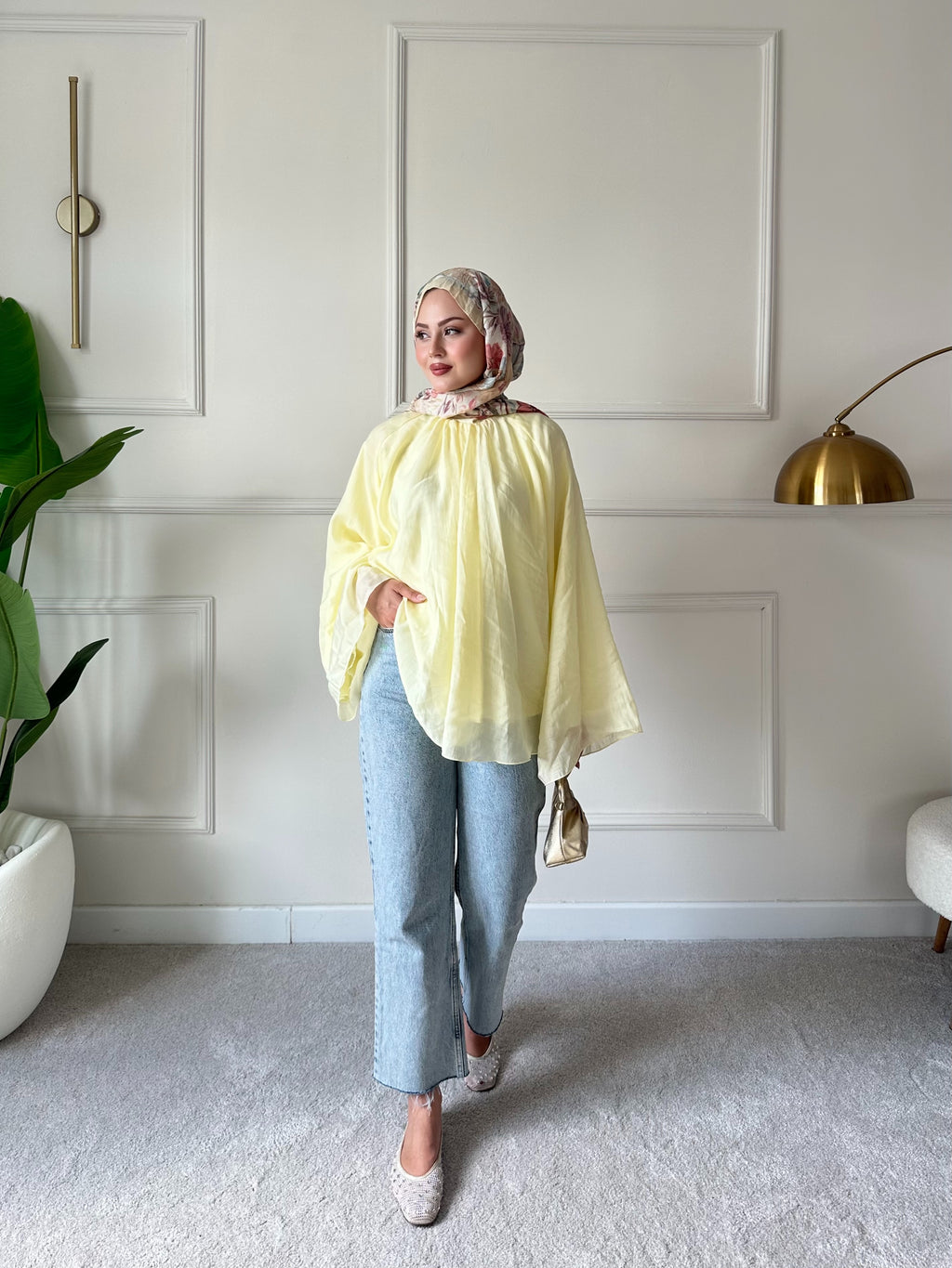 Basic tunik sarı