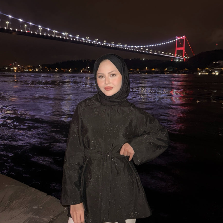 Shine Ceket Siyah
