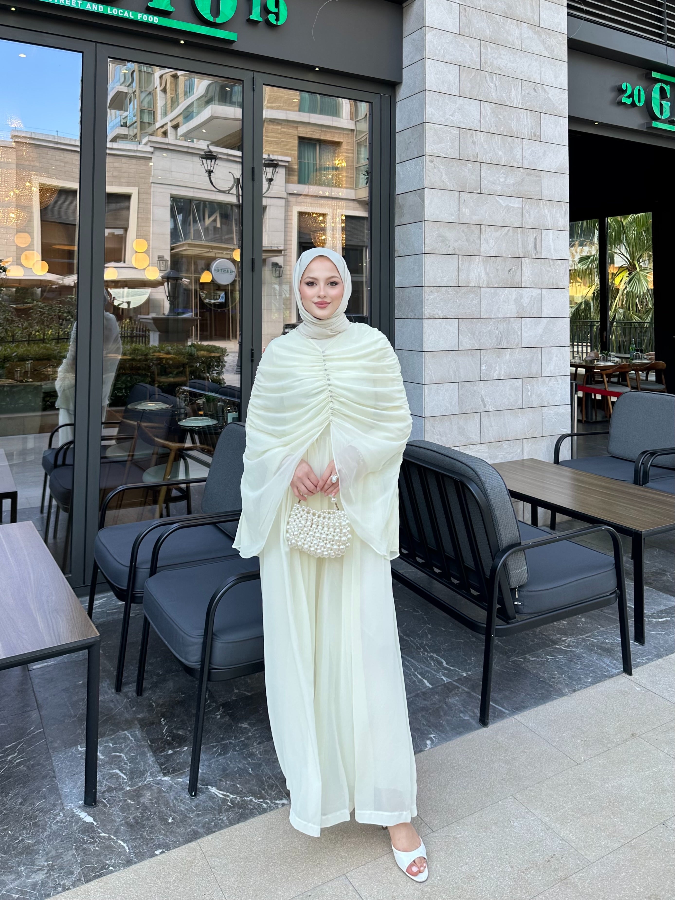Abiye tulum tereyağ sarısı