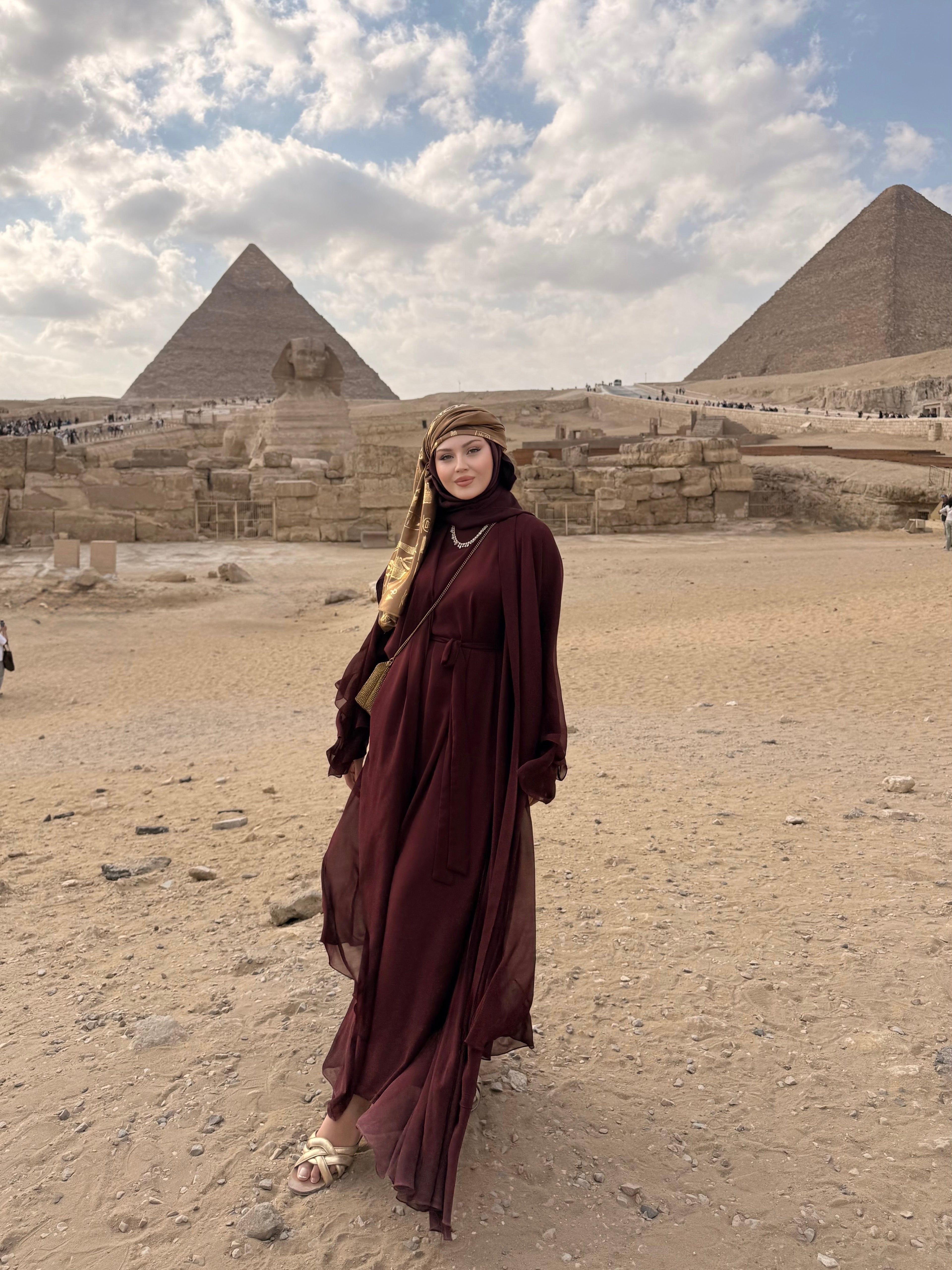 şal dahil abaya bordo