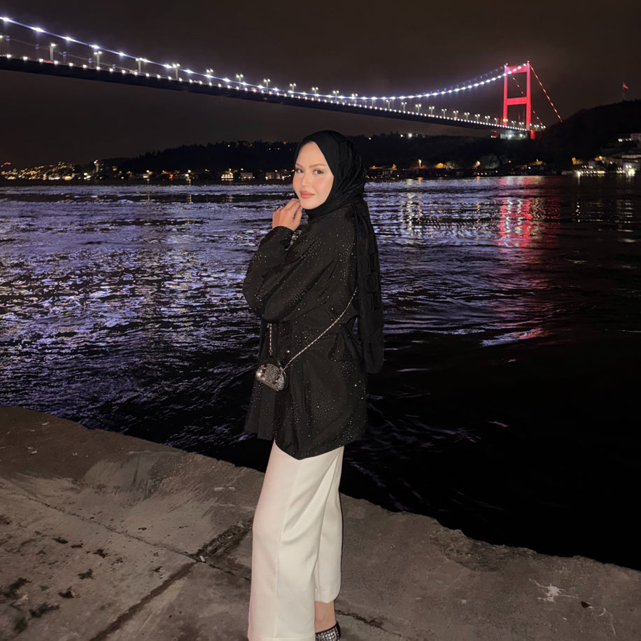Shine Ceket Siyah