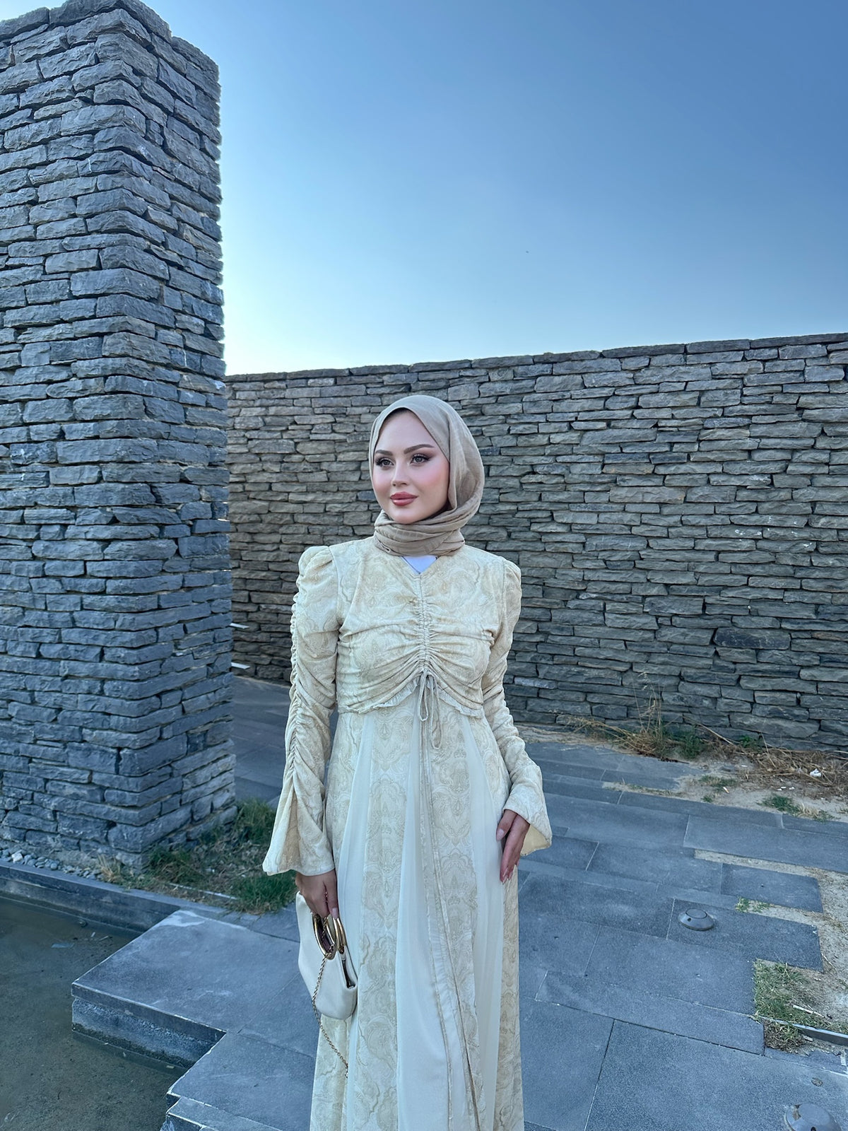 Elisa elbise yeşil