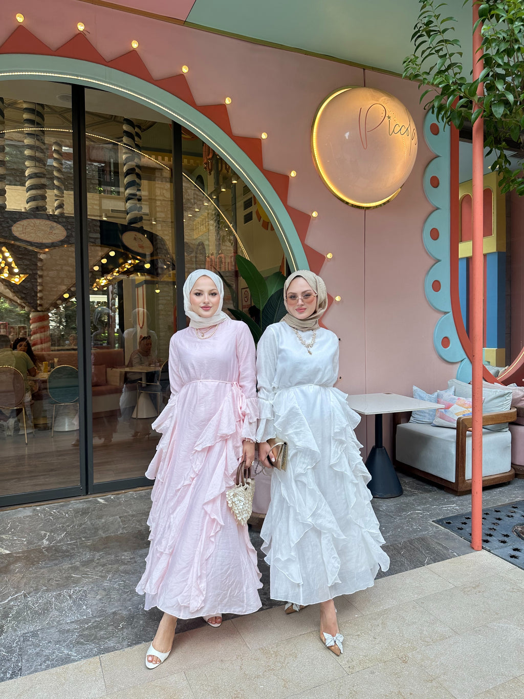 Leydi elbise pembe