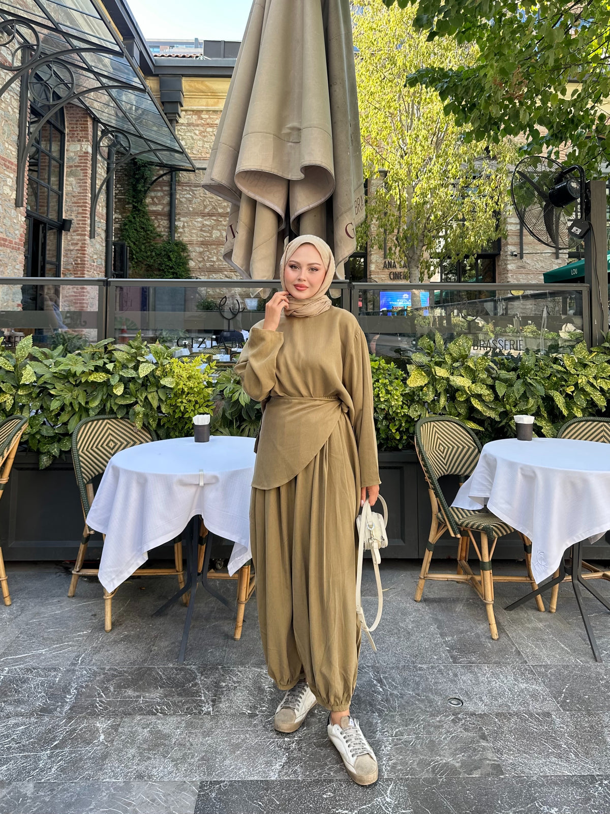 Şalvar model takım haki