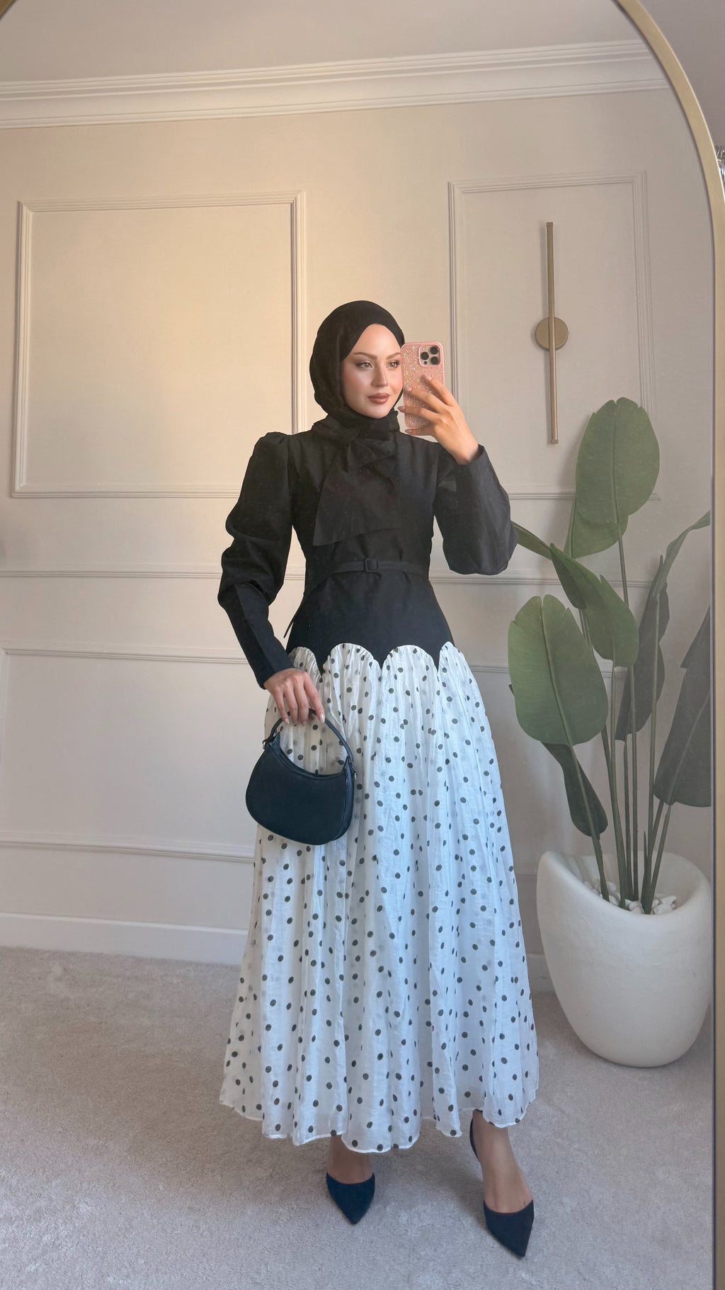 Leydi elbise siyah