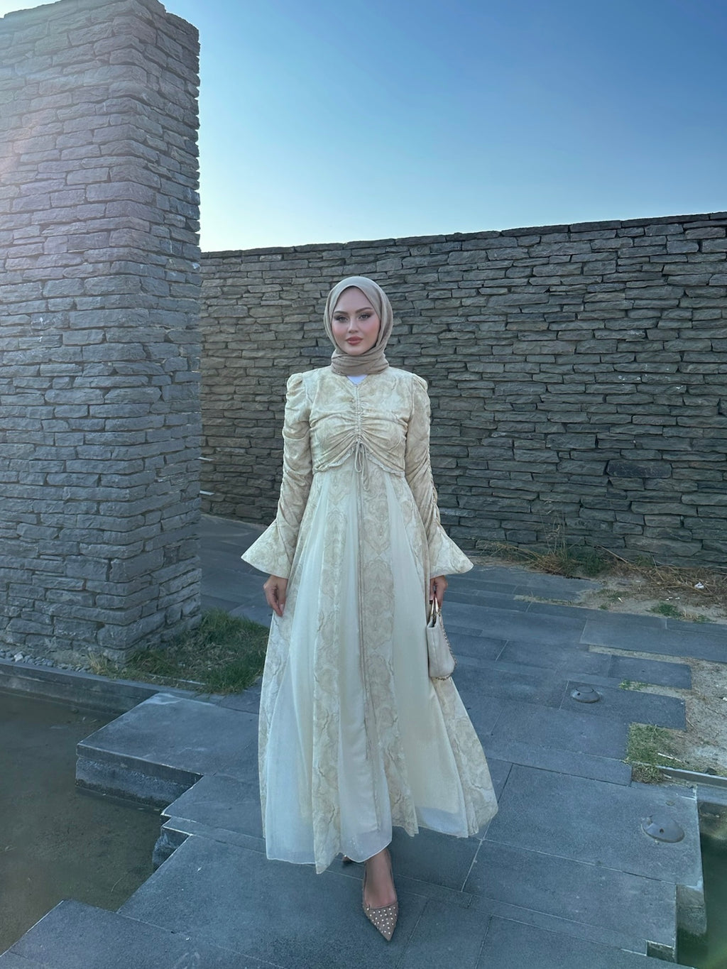 Elisa elbise yeşil