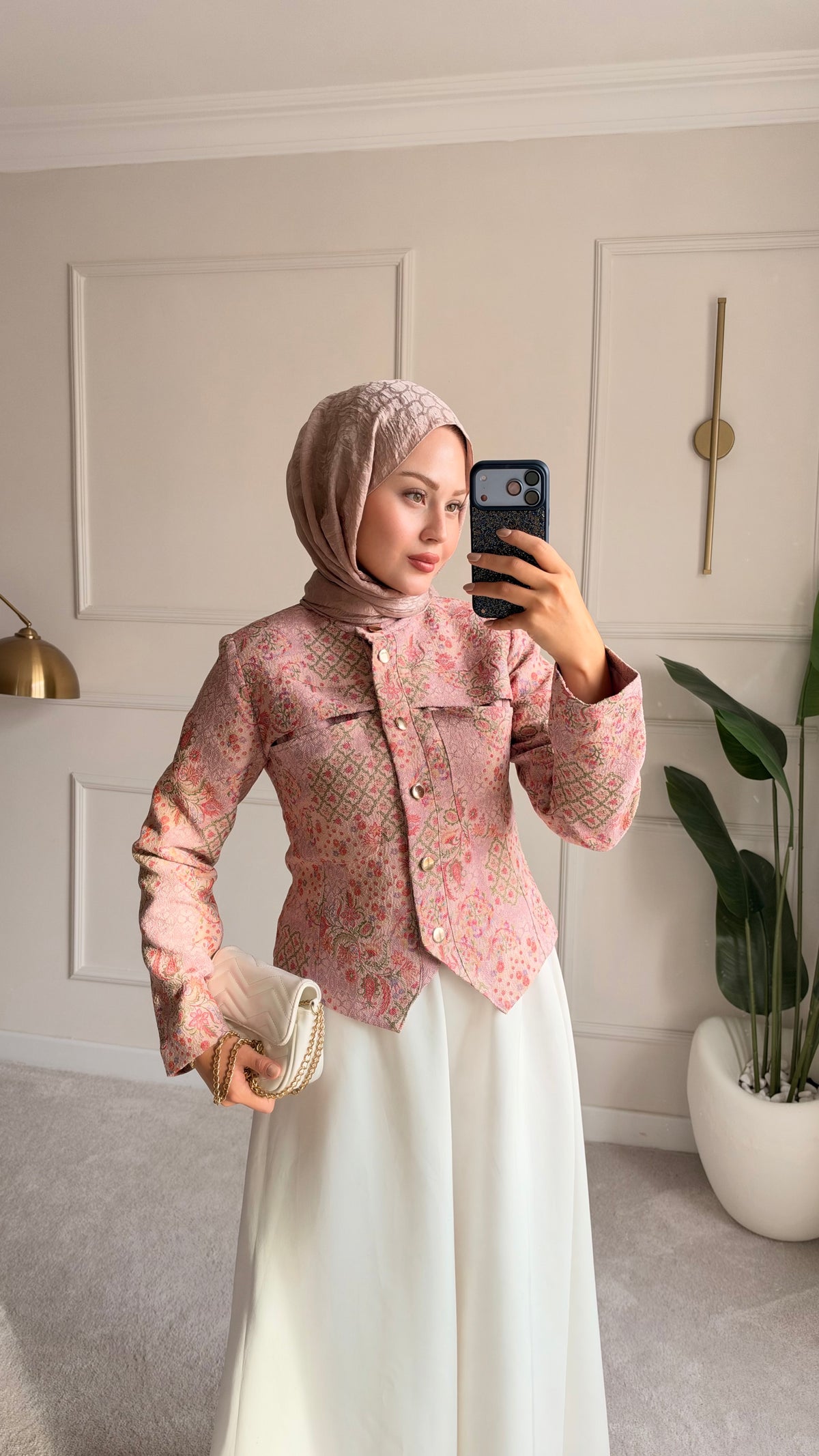 Rüya ceket pembe