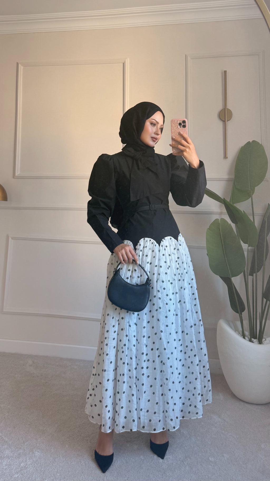 Leydi elbise siyah