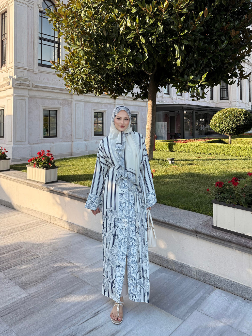 Şal dahil abaya şal dahil lacivert