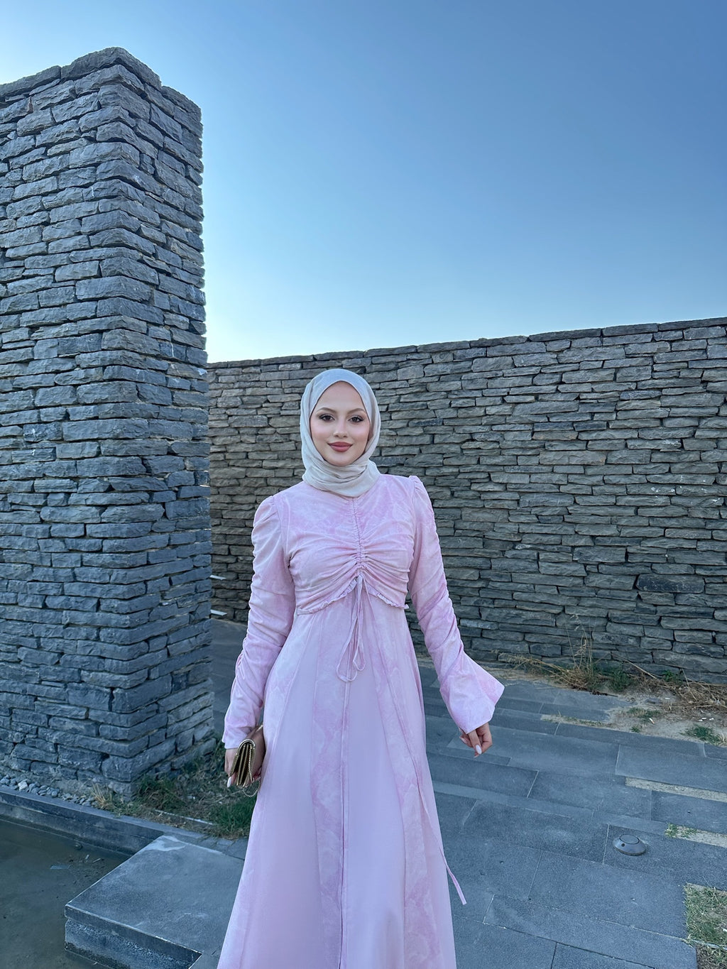 Elisa elbise pembe