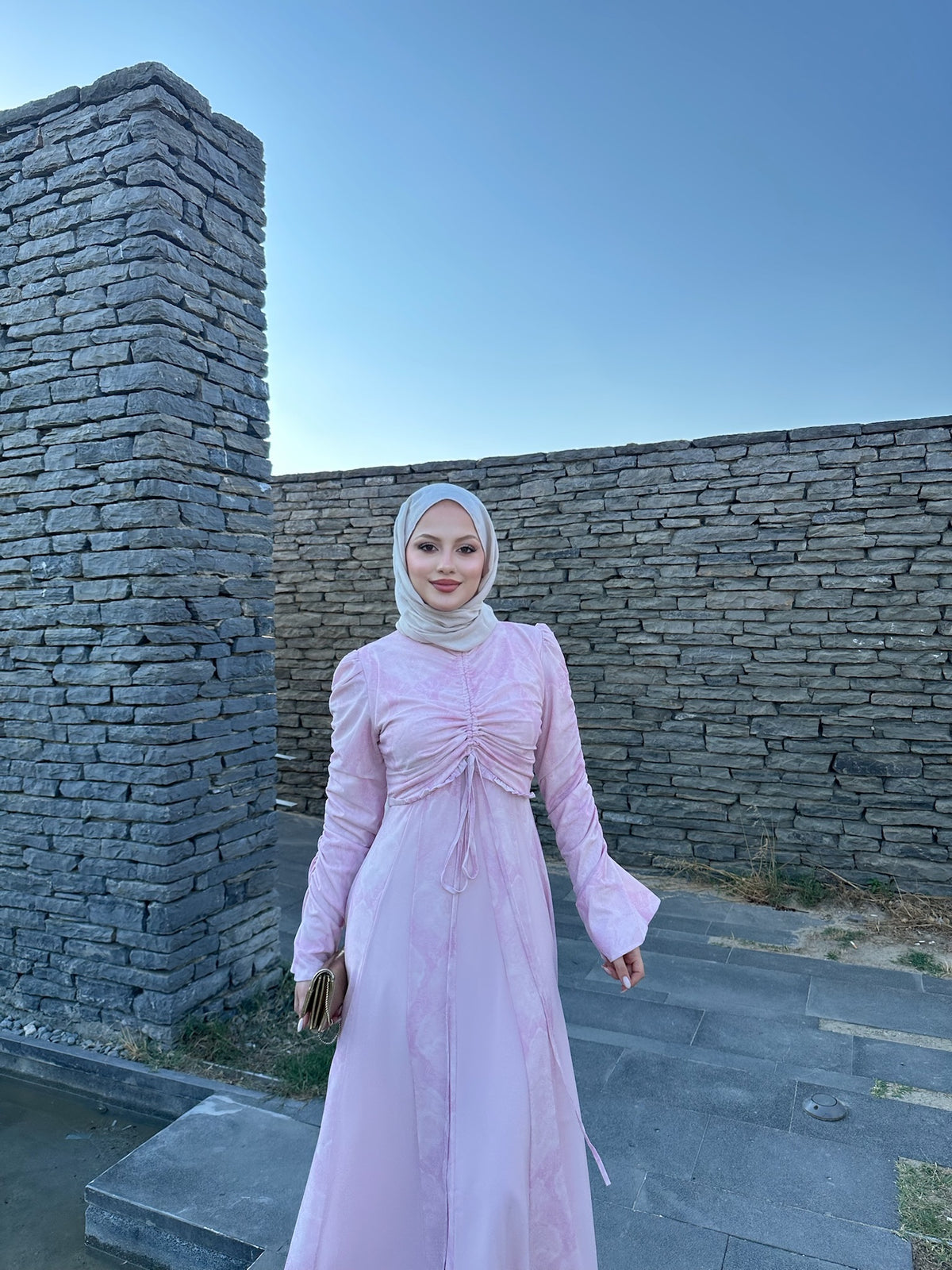 Elisa elbise pembe