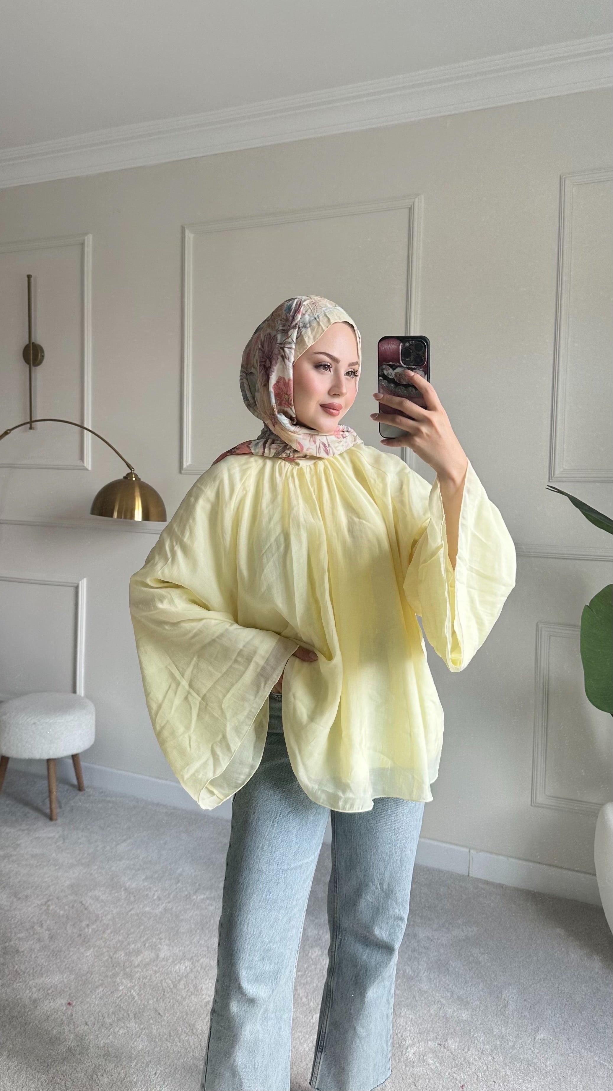 Basic tunik sarı