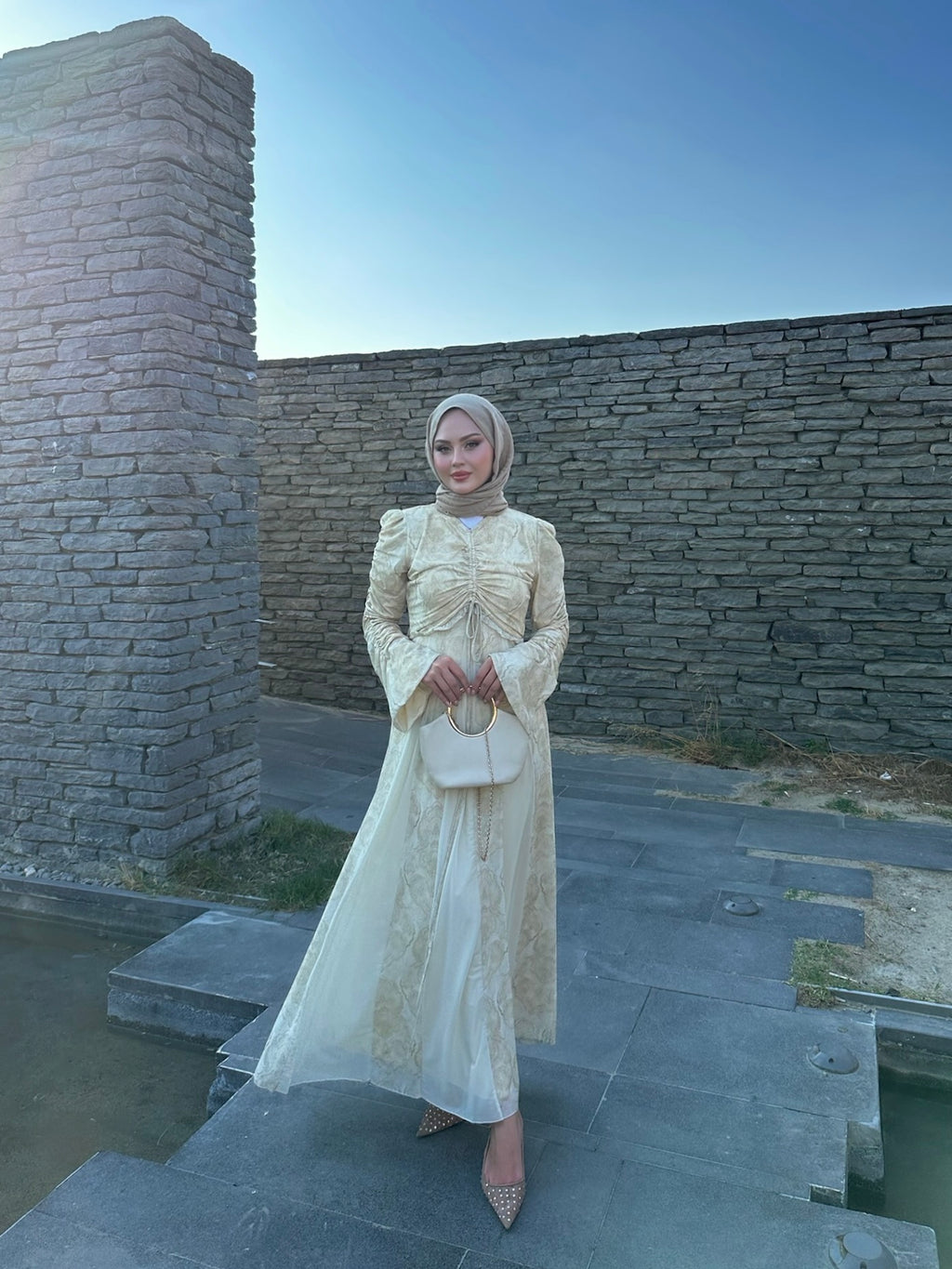 Elisa elbise yeşil