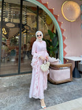 Leydi elbise pembe