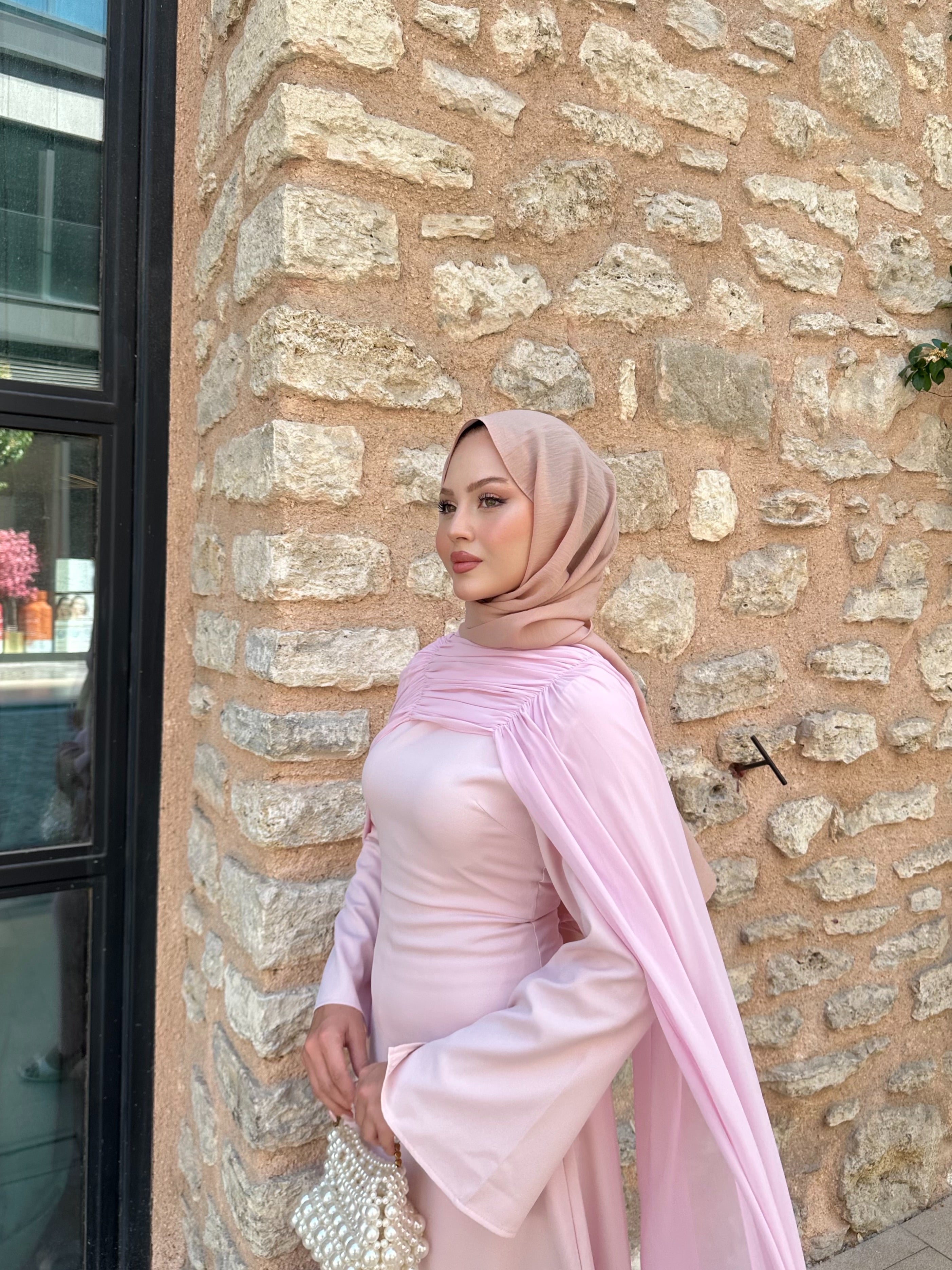 Pelerin abiye pudra