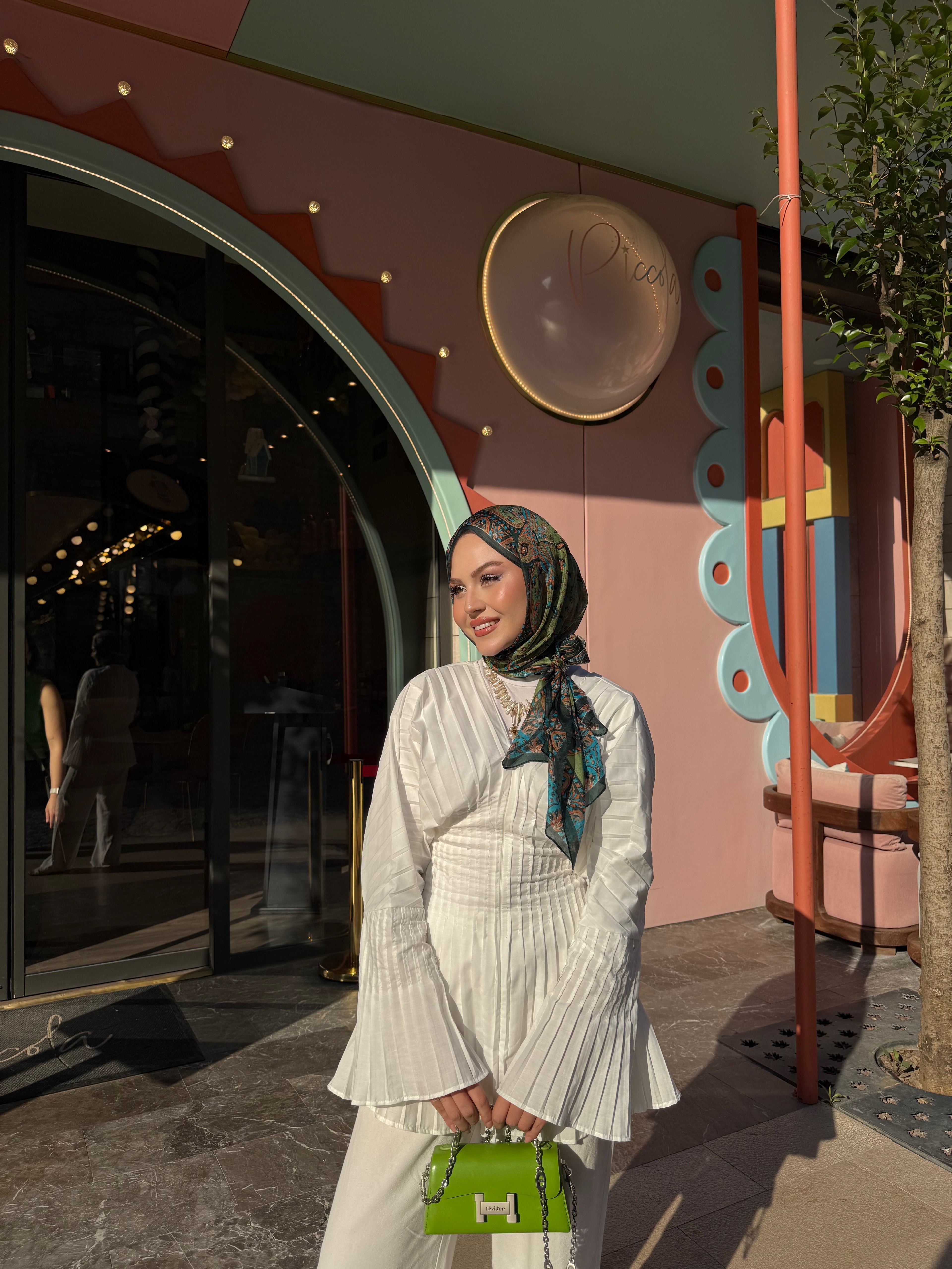 Premium tunik beyaz