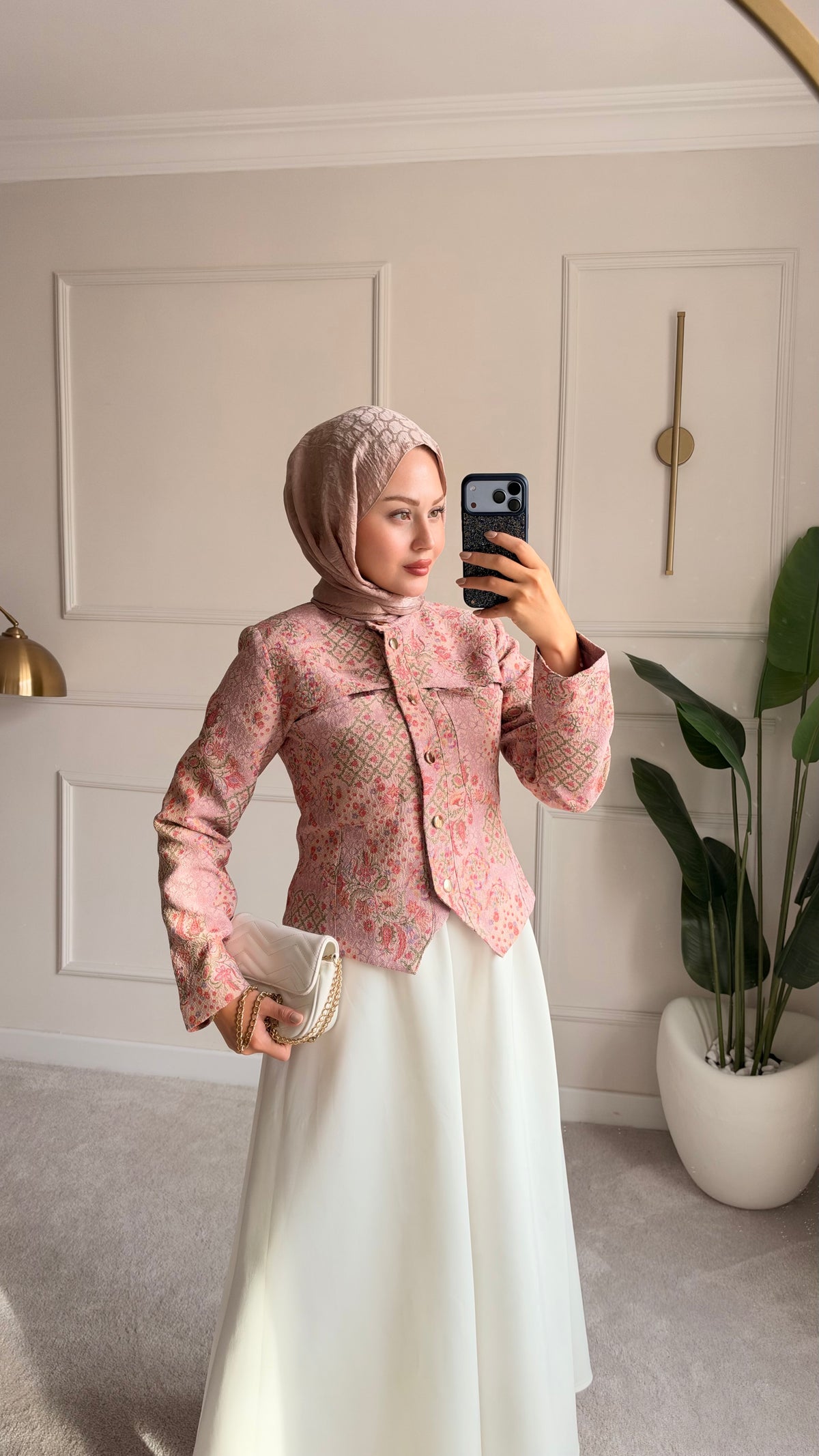 Rüya ceket pembe