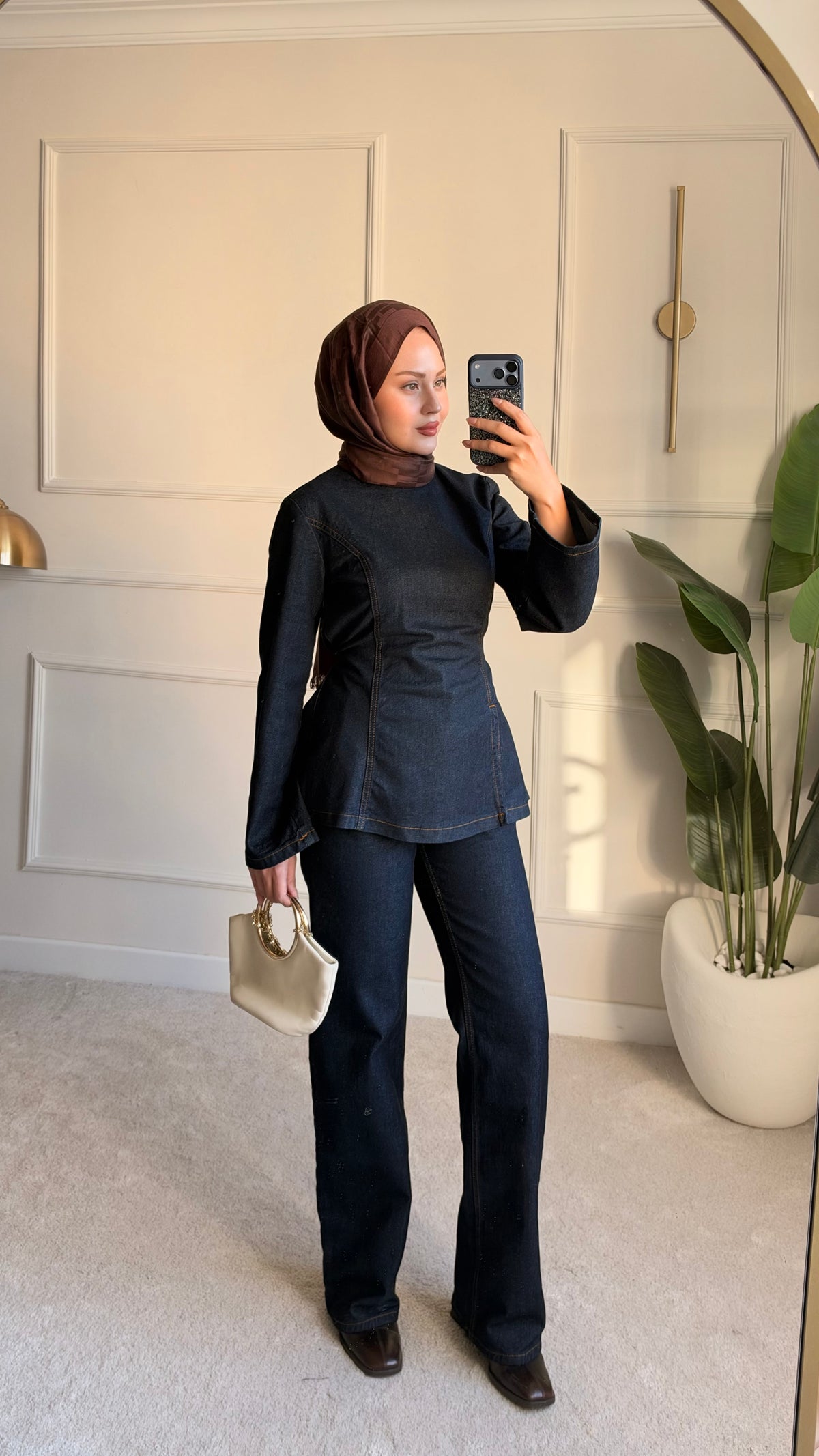 Denim takım