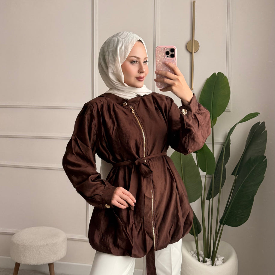 Premium Kap Bebe Kahverengi