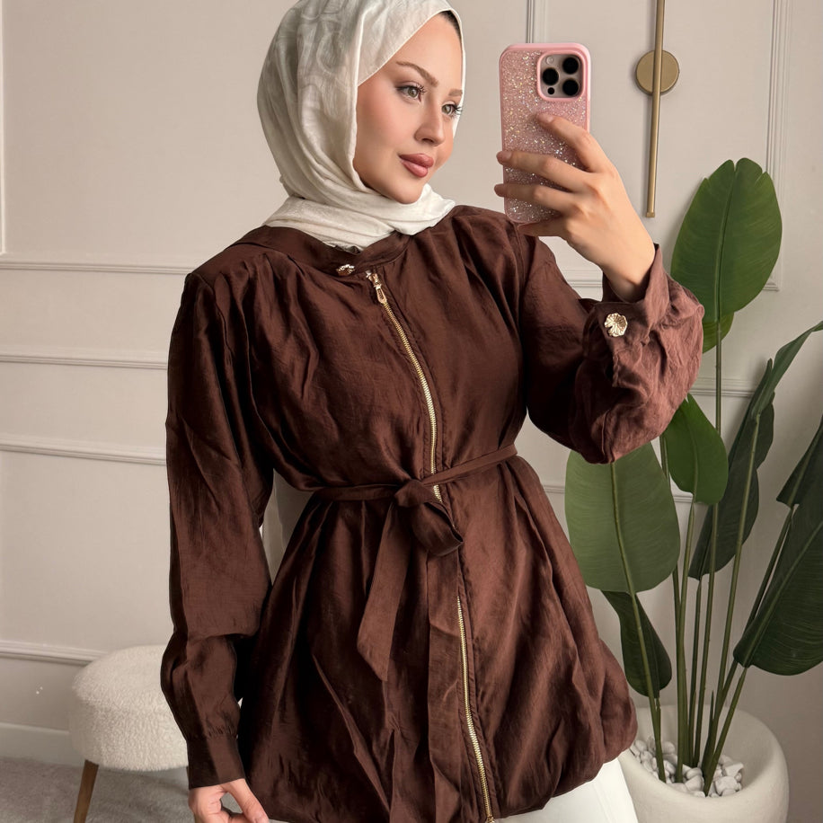 Premium Kap Bebe Kahverengi