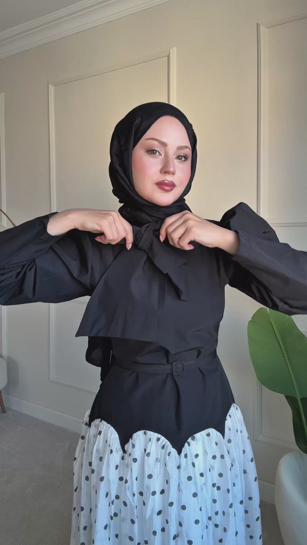 Leydi elbise siyah